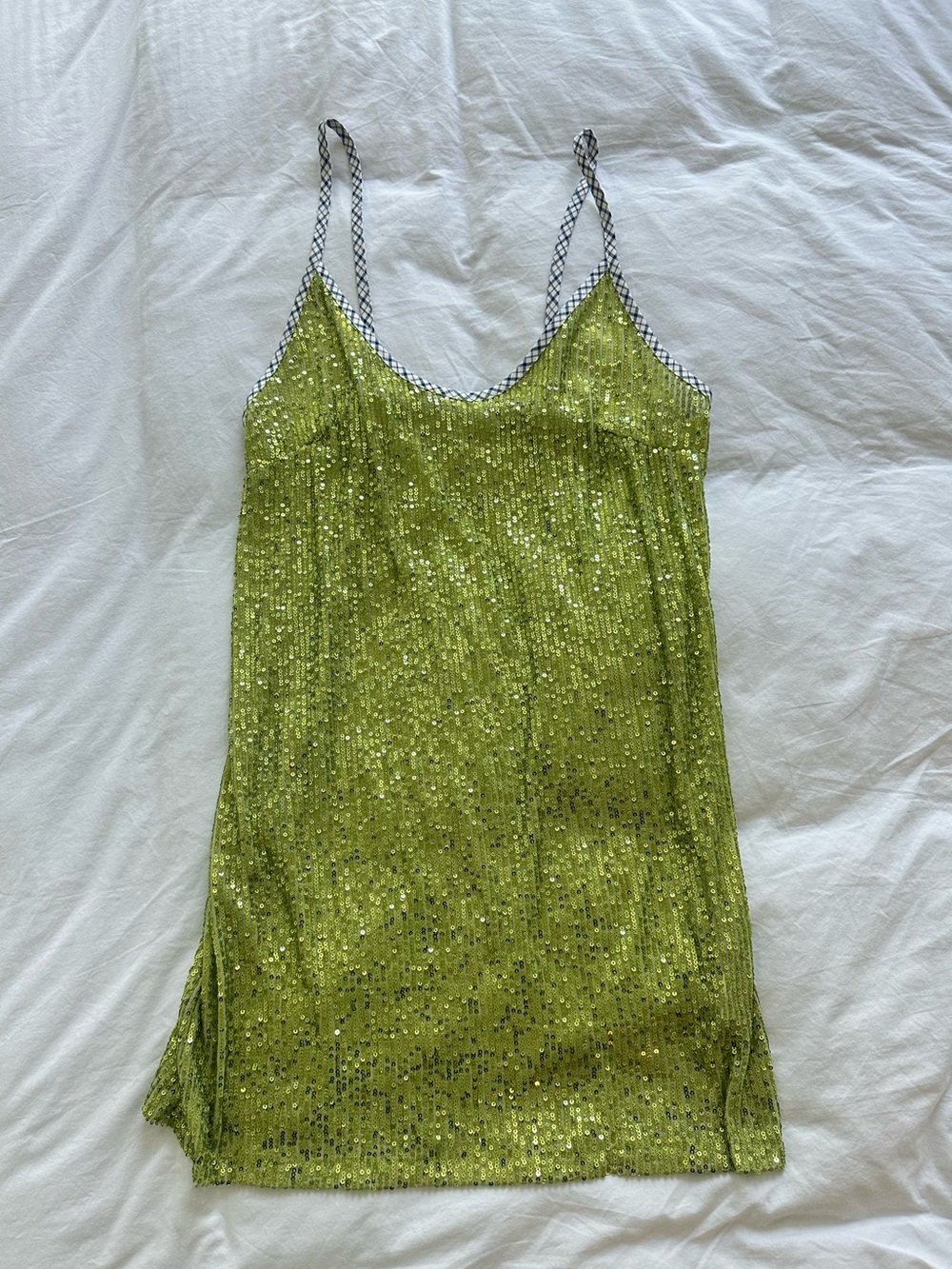 Handover Green Sequin Mini Dress